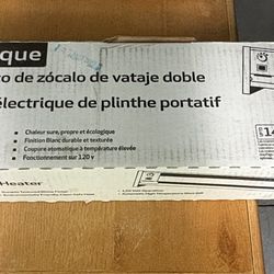 Portable baseboard heater