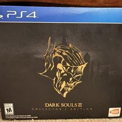 Dark Souls III Collector’s Edition — Unopened