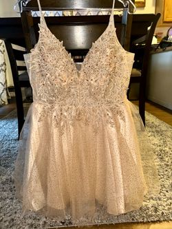 XL bridesmaid dress (gold color)