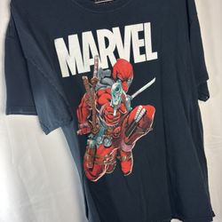 Official Marvel: Deadpool Graphic T-Shirt Size XL