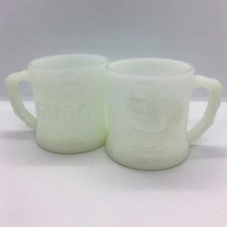 Pair Of Grog Comic Mugs