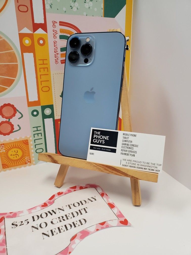 256GB Apple IPhone 13 Pro Unlocked - Payment Plan Available For As Low As $25