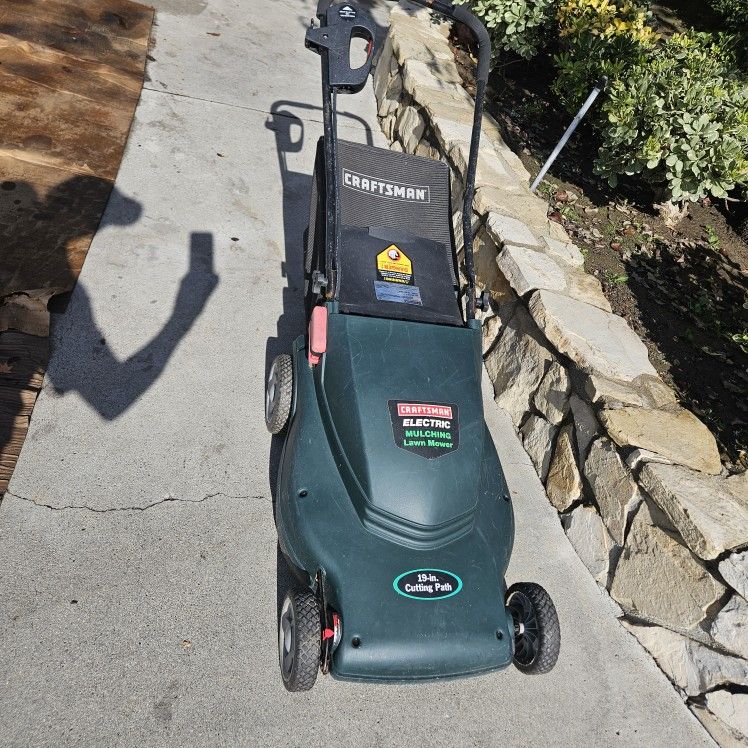 Lawn Mower Electric Craftsman