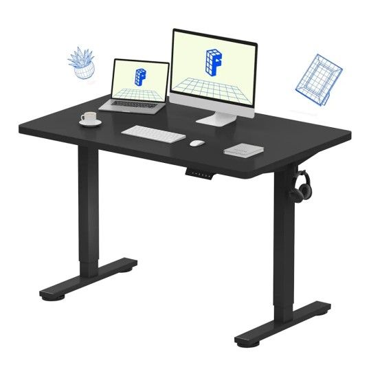 Black Adjustable Desk