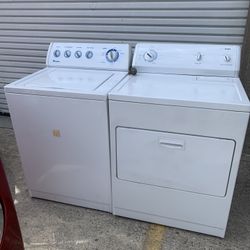 With Warranty And Free Delivery , Kenmore Dryer , With A  Amana Washer 