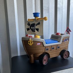 Little Tikes Play n Scoot Pirate Ship-New (Never Used) 