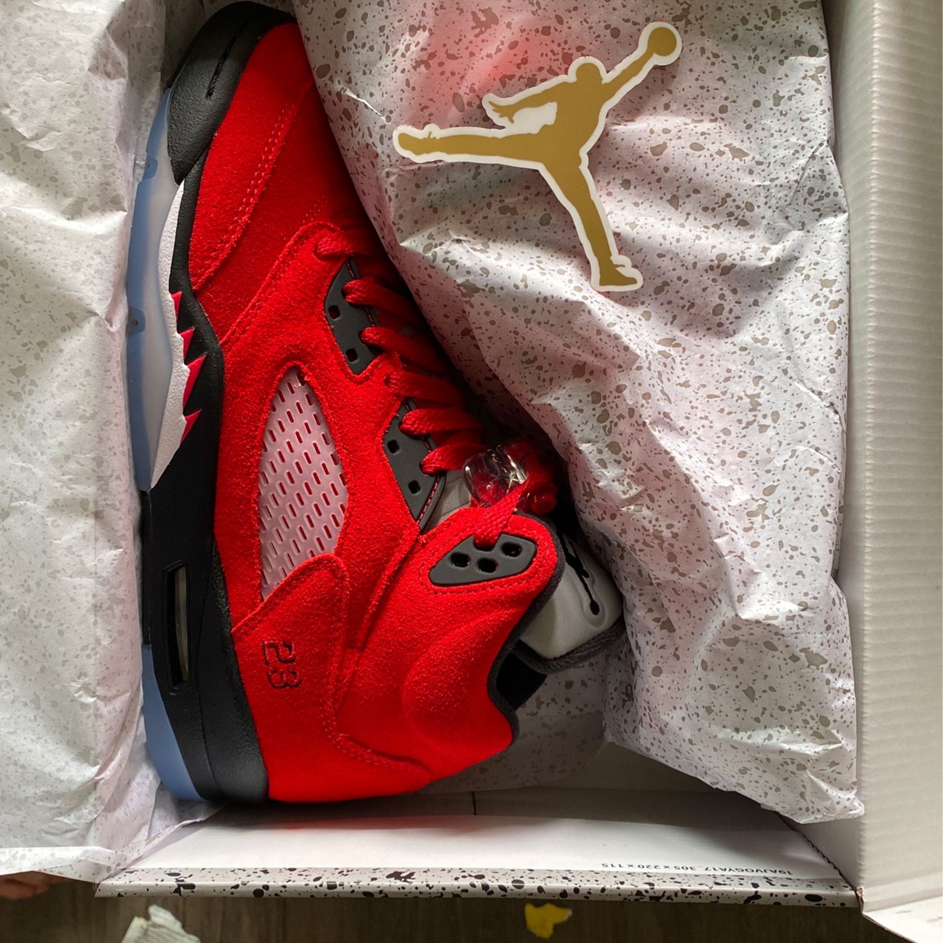 Air Jordan 5 Raging Bull/Toro Bravo Size 7Y