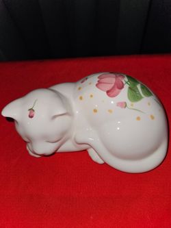 Vintage Porcelain Cat