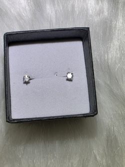 0.25 CTW Moissanite Stud Earrings – 925 Sterling Silver – Dainty Sparkle