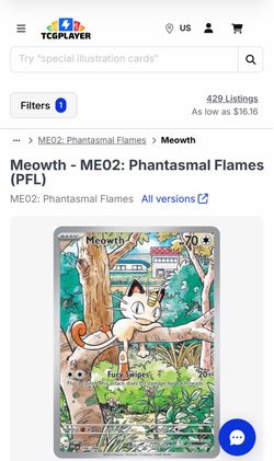 WTB: Meowth #106 from Phantasmal Flames