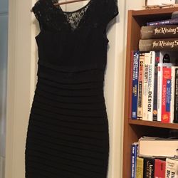 Sangria 8 Stunning Little Black Dress Excellent Condition 