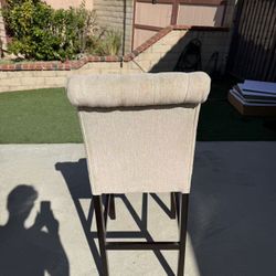 Ashley Furniture Tufted Upholstered Counter-Height Chair – $40 (Walnut, CA) 3PCS， TOTAL：USD120