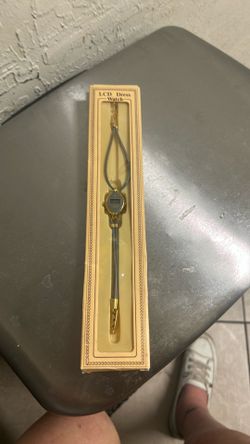 Vintage Lcd Dress Watch
