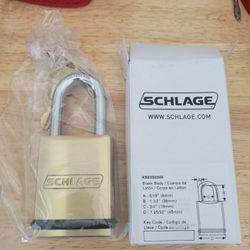 Schlage Brass Pad Lock