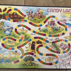 Candyland Game board And Pieces