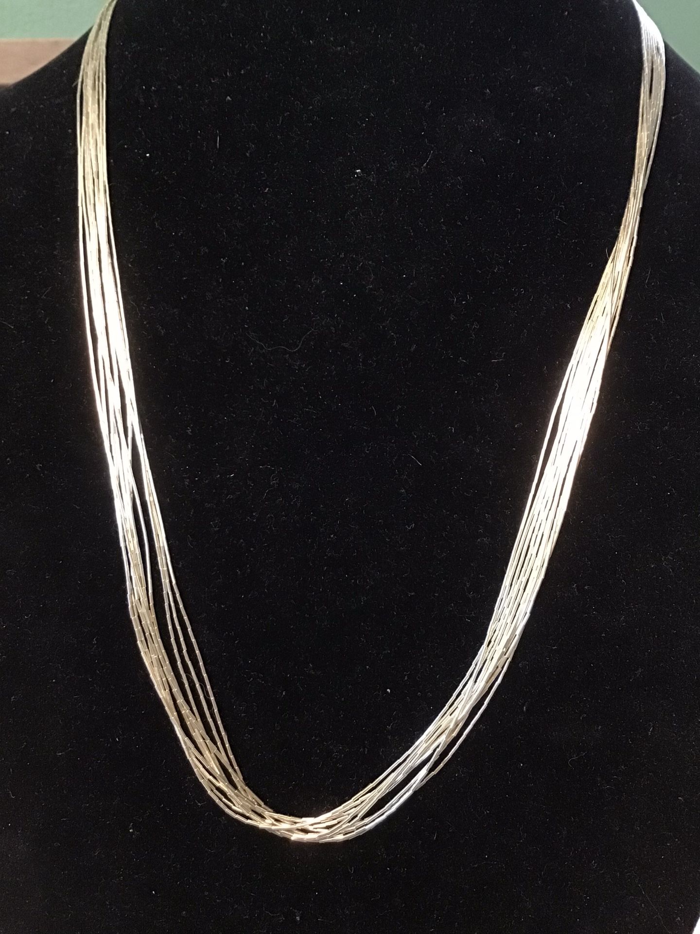 Liquid Silver Necklace