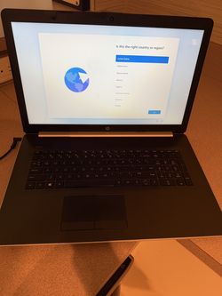 HP 17-Inch Touchscreen Laptop – Windows 11 – Fingerprint Reader