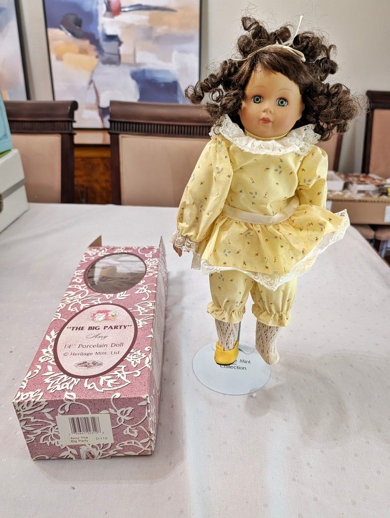 Heritage Porcelain Doll - "Amy: The Big Party"