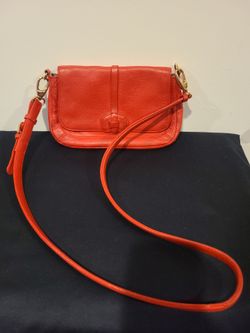 Vintage Red Leather Handbag