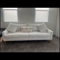 Modern White Couch 