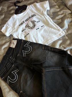 True Religion T-Shirt and Jeans toddler Set