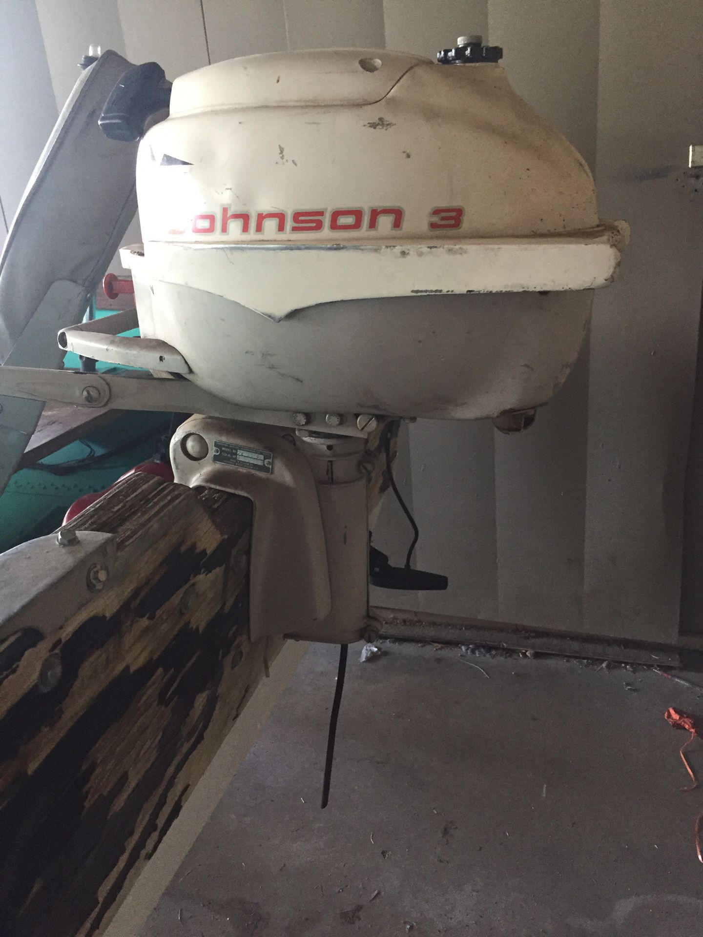 1960s Johnson 3hp outboard