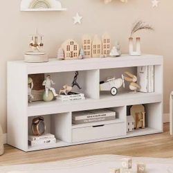 Toy Storage Organizer 5 Cubes Bookshelf with Drawer $70