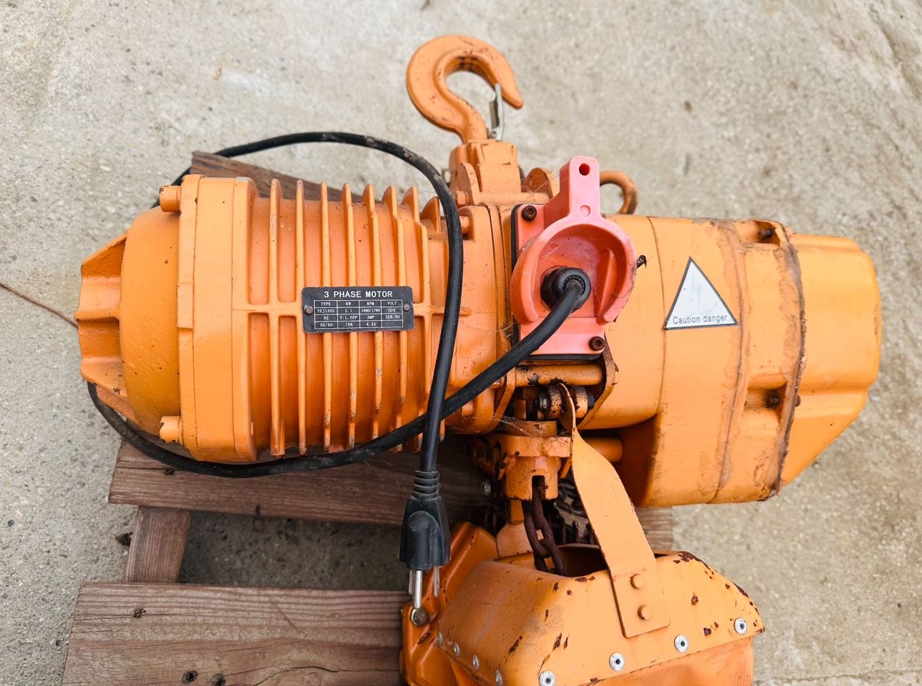 1 ton electric chain hoist