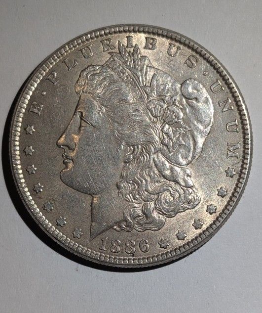 1886 Morgan Silver Dollar Coin