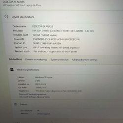 HP Spectre x360 16" i7 16GB RAM Touchscreen Laptop