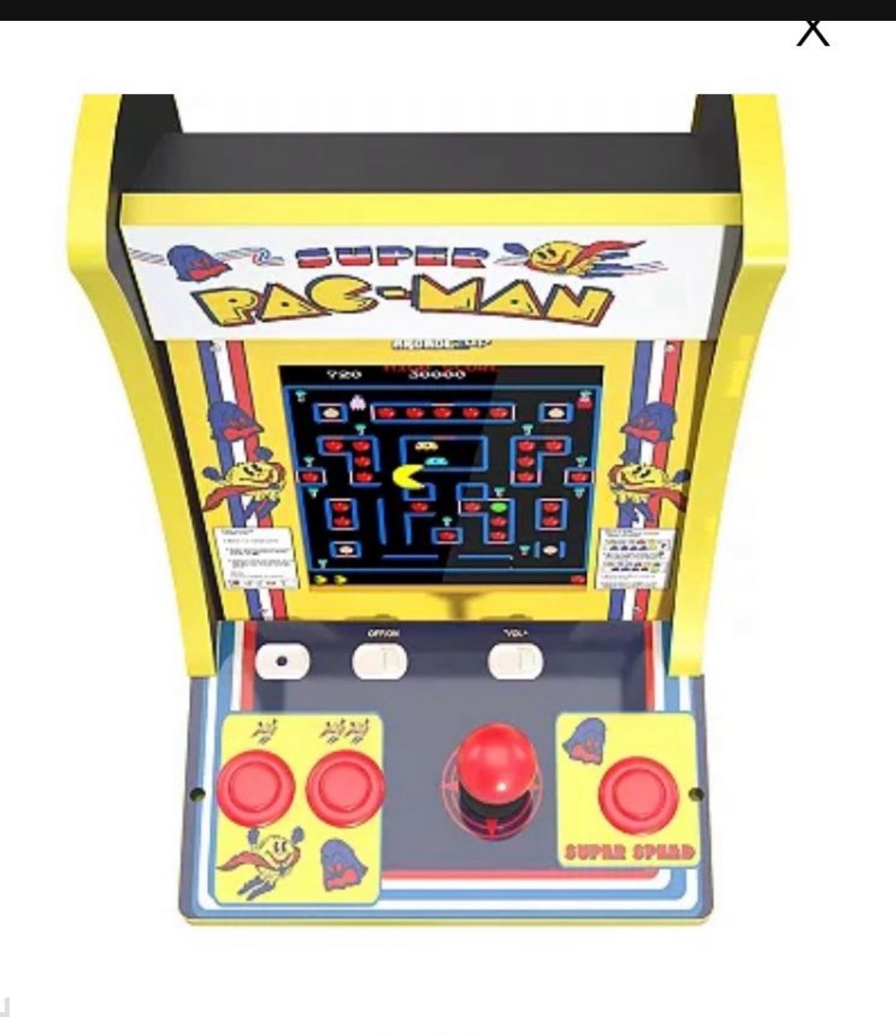 NEW PAC MAN 1up Arcade Counter Top 