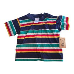 Vintage Tot Trends Striped Shirt Baby Boy SZ 12M
