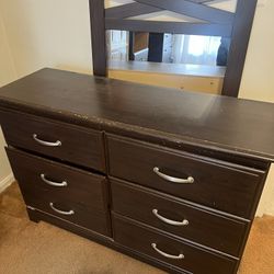 6 Draw Dresser with Mirror