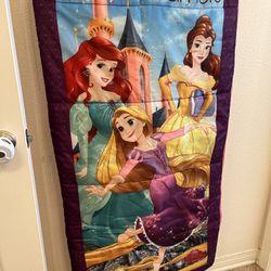 Disney Princess Sleeping Bag And Mermaid Tail Blanket 