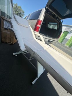 White Adjustable Massage Facial Bed Chair
