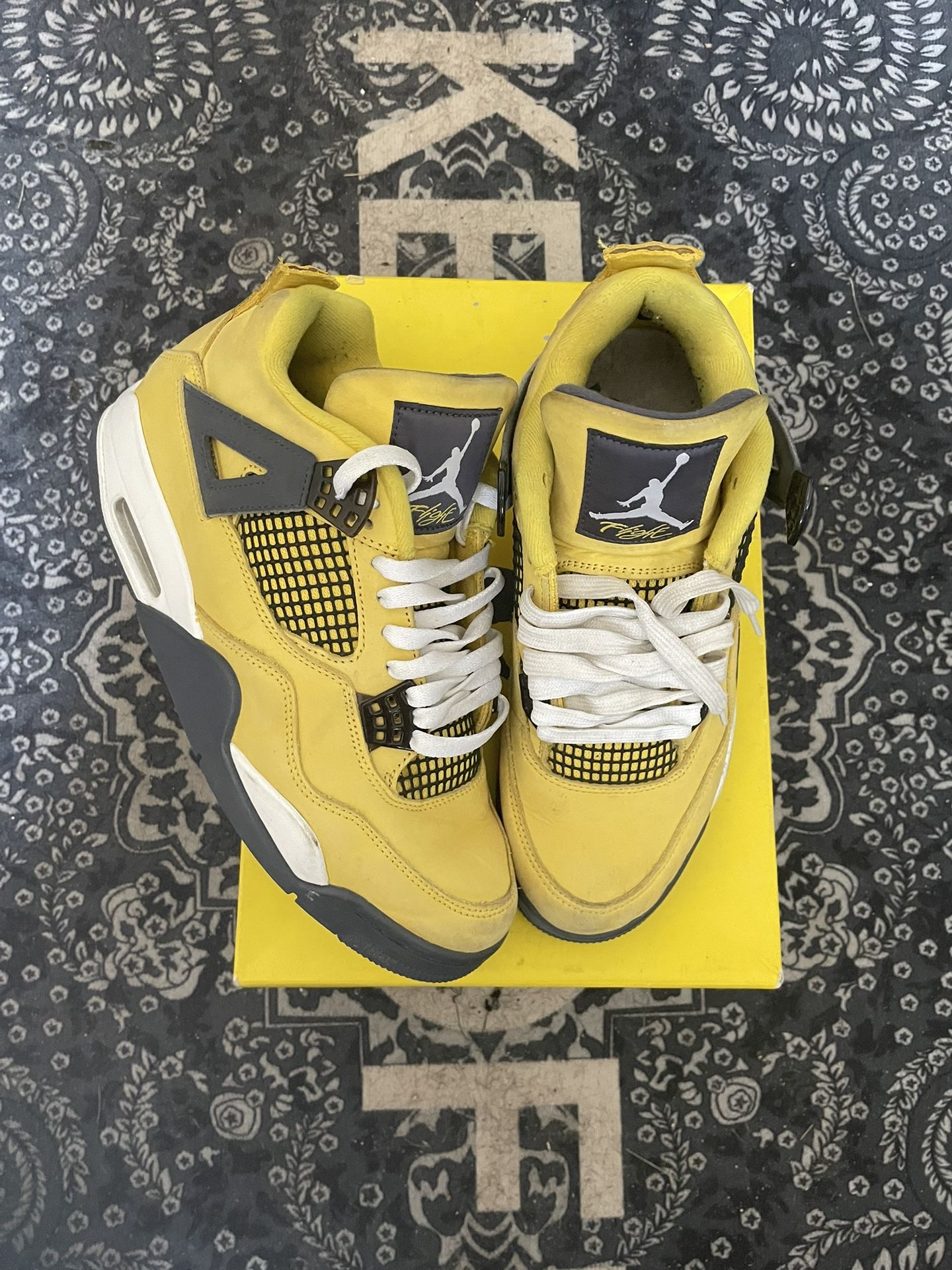 Air Jordan 4s Lighting