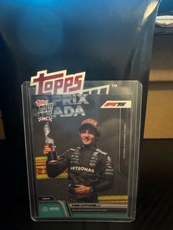 2025 Topps Now F1 Formula 1 First Podium of Career at CANADA #45 Kimi Antonelli Rookie Card  * NEW! Ungraded, Mint