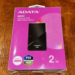 Brand New ADATA SE920 2TB External SSD - USB 4
