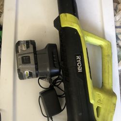 Ryobyi Blower Charger Big Battery $50 Firm