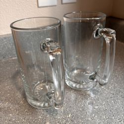 heavy duty glass beer mugs