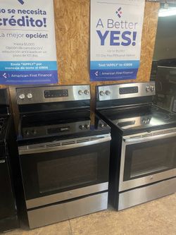 Stainless steel Glasstop electric stoves delivery available