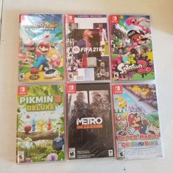 Nintendo Switch Games All New Sealed  Prices From $25 To $45 !!Not 25 Each!![Available Today]