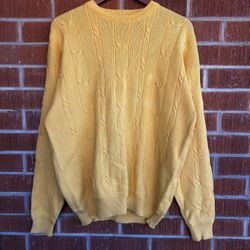 Vintage Nautica Cable Knit Cotton Sweater