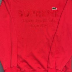Supreme Lacoste Sweater Medium 