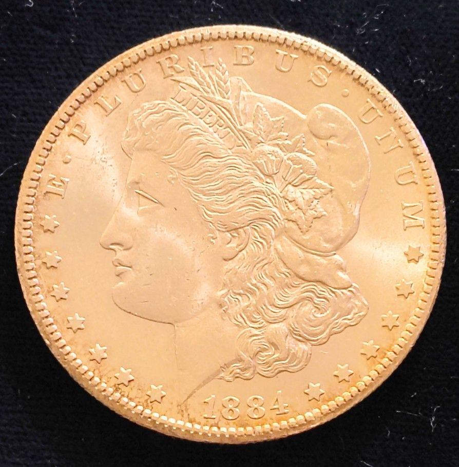 Morgan Silver Dollar. Carson City 1884
