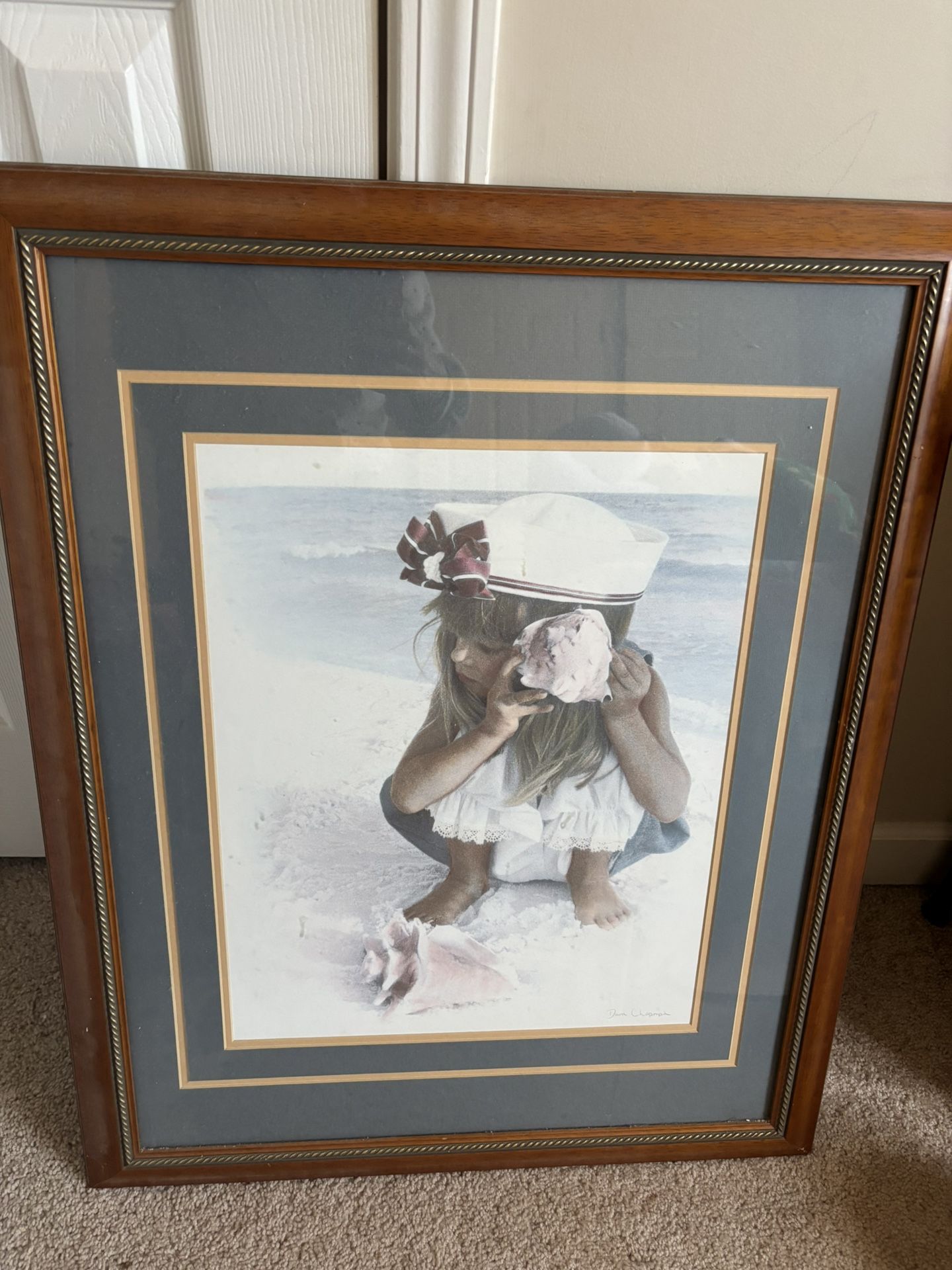 Picture Mirror And Fish Decor