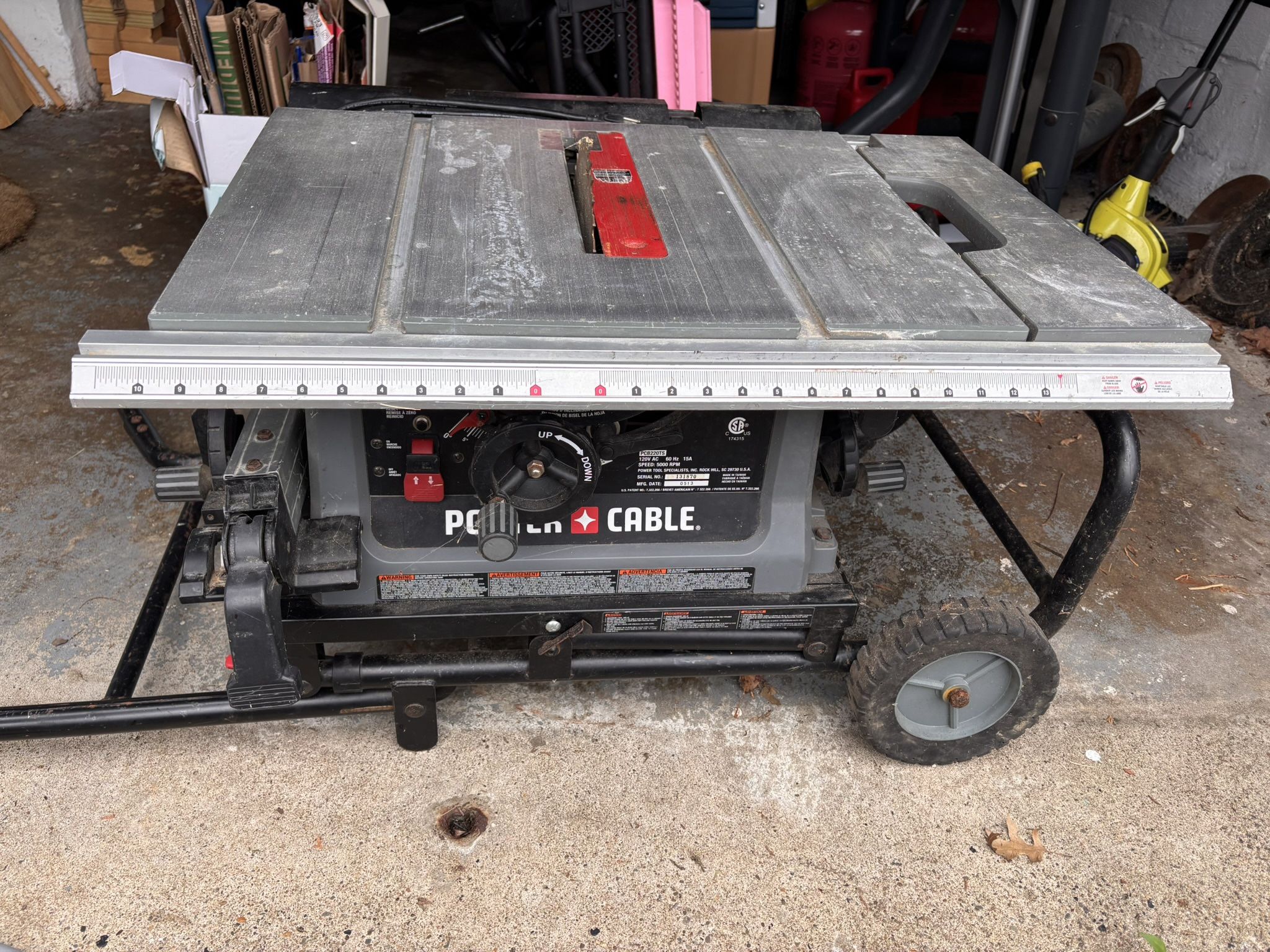 Porter Cable Table Saw