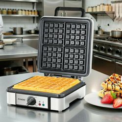 Fohere Belgian Waffle Maker (White)
