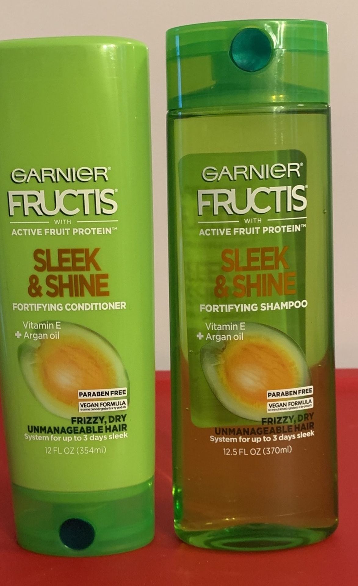 Garnier Fructis Sleek &Shine Shampoo and Conditioner