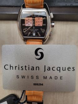 Christian Jacques Swiss mens wrist watch
